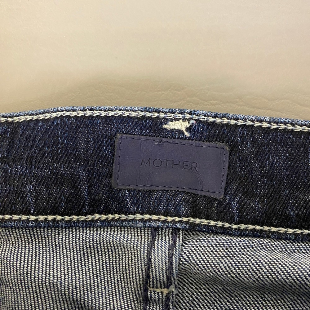 MOTHER Women's Boot Cut Jeans - Dark Blue - Picture 3 of 15